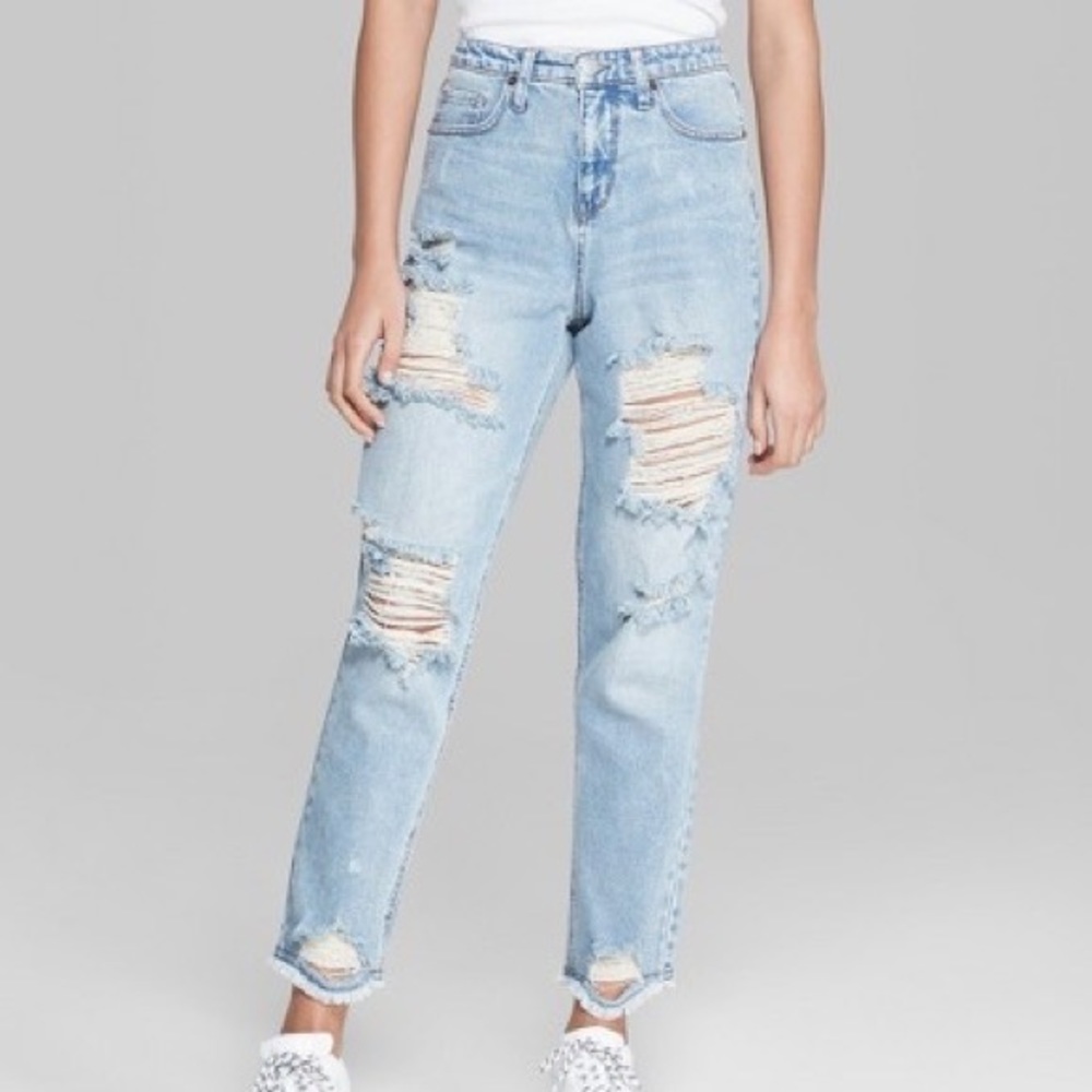 Wild Fable Distressed mom jeans